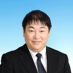 寄神建設の新社長に就く寄神裕佑氏（同社提供）