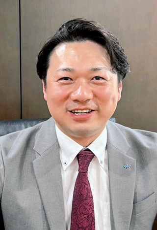ウィルの社長に就任した田中真次氏＝宝塚市逆瀬川１