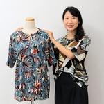 バンクーバーファッションウィークに初参加する上山法子さん＝神戸市灘区篠原中町５