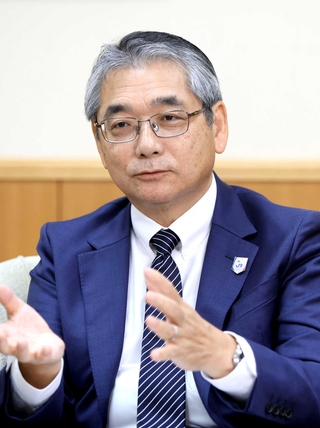 ＪＲ西日本の倉坂昇治社長