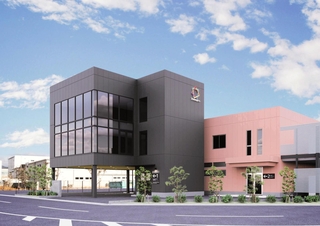 関西工機整備が整備するグラフィックサインセンターの増築部分（黒色の建屋）のイメージ（同社提供）