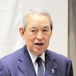 誘致段階から関わった大阪・関西万博について語る関西経済連合会の松本正義会長＝大阪市中央区難波４