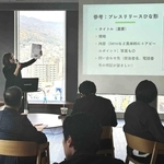 プレスリリースなど、効果的な企業の情報発信手法を紹介するセミナー＝アンカー神戸