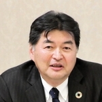 阪神電気鉄道の久須勇介社長＝大阪市北区