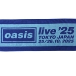 オアシス日本公演の日付が入ったタオル（神戸阪急提供）