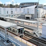 来年３月14日の開業が決まったＪＲ山陽線手柄山平和公園駅。工事は大詰めを迎えている＝姫路市西延末