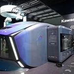 川崎重工業が大阪・関西万博で紹介した未来の公共交通「アリスシステム」＝大阪市此花区