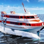 九州郵船向けに建造するジェットフォイルのイメージ（川崎重工業提供）