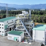 タクマなどが出資して運営する発電所「米沢バイオマスパワー」＝山形県米沢市（タクマ提供）