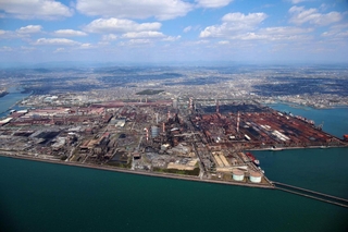 神戸製鋼加古川製鉄所＝加古川市金沢町