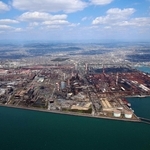 神戸製鋼加古川製鉄所＝加古川市金沢町