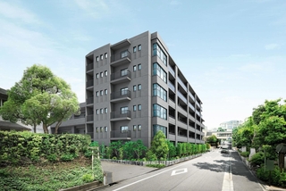 和田興産が顔認証を導入する「ワコーレ住吉本町」の外観パース（同社提供）