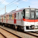 従来車両から消費電力を半減させた山陽電鉄の６０００系車両（山陽電気鉄道提供）