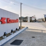 川崎重工業明石工場の正門＝明石市川崎町