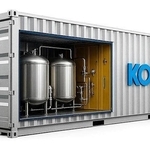 二酸化炭素回収装置のイメージ（神戸製鋼所提供）