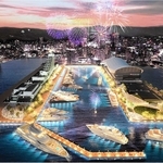 マリーナの完成予想図（神戸市提供）