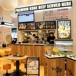 ビフテキのカワムラによる新業態店「コビスト」＝２９日午後、関西空港