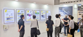 宇宙ビジネス展での住友ゴムのブース＝５月、東京都内（同社提供）