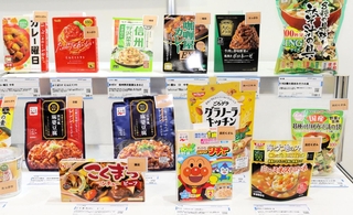 食べ応えと満足感を兼ね備えた秋冬の新商品＝神戸市中央区港島中町６、神戸国際展示場