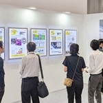 宇宙ビジネス展での住友ゴムのブース＝５月、東京都内（同社提供）