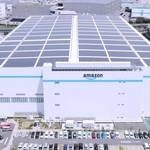 アマゾンジャパンが尼崎市内に新たに設けた物流拠点「Ａｍａｚｏｎ武庫川フルフィルメントセンター」（同社提供）