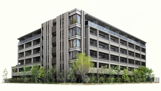 大和ハウス工業が建築中の「プレミスト甲子園口」の完成予想図（同社提供）