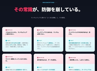 サイバー対策のノウハウを提供するサイバーガバナンスラボのＨＰ画面