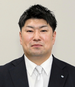 神戸青年会議所の次期理事長に内定した西村竜馬氏＝神戸市中央区港島中町６