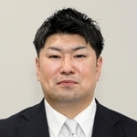 神戸青年会議所の次期理事長に内定した西村竜馬氏＝神戸市中央区港島中町６