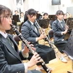 中山五月台中学校吹奏楽部の練習風景＝宝塚市中山五月台４、中山五月台中学校