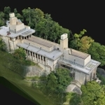 制作中のヨドコウ迎賓館のＶＲ画像（ハコスコ提供）