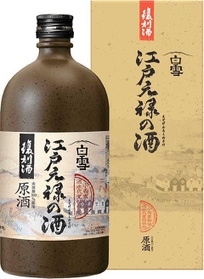 古酒部門で金メダルとなった「超特撰白雪　江戸元禄の酒（復刻酒）　原酒」（小西酒造提供）