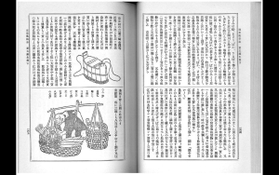 江戸時代の生活や風俗を記している「守貞漫稿」という古文書。尼崎が「尼」と略されている一番古い資料と考えられる（あまがさきアーカイブズ提供）