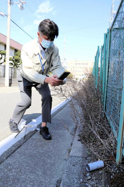 （１）ごみを見つけた時に写真を撮る＝西宮市内