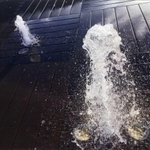 初等部の児童が撮影した作品「みず」