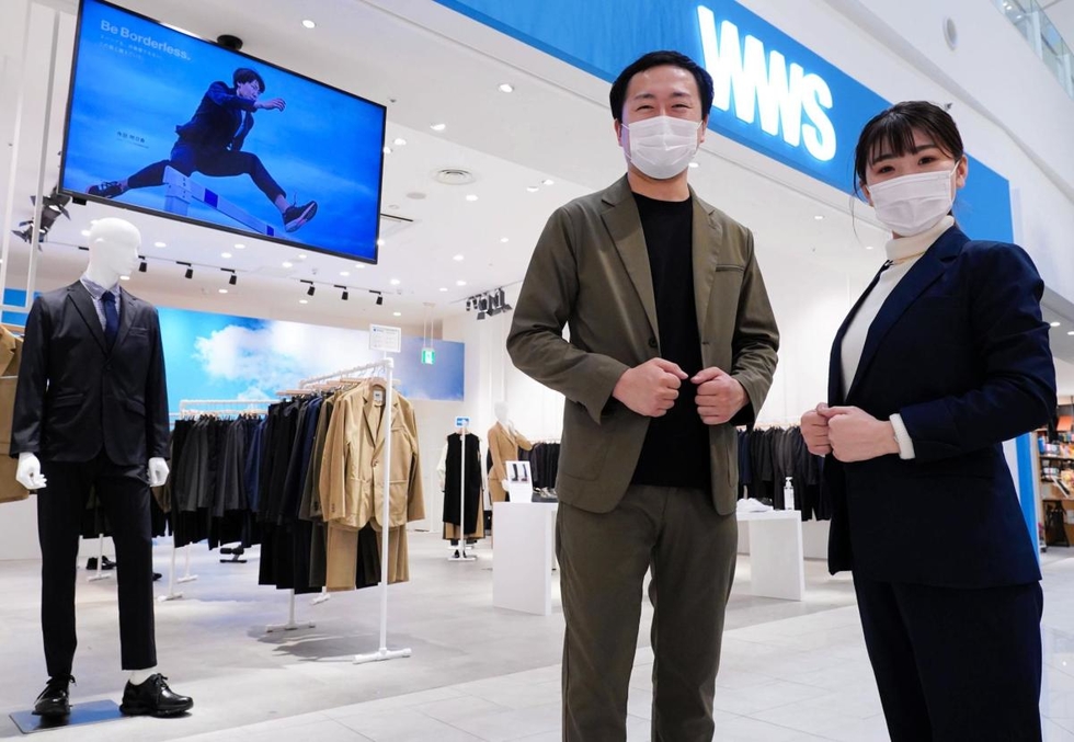 神戸新聞next 阪神 スーツに見える作業着の店 西宮に関西初オープン