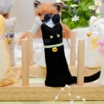 フェルトで制作された愛らしい動物の指人形