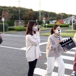 学生らが演出などを取り仕切る制作風景（武庫川女子大学提供）