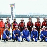 発足した芦屋消防潜水隊＝芦屋市内（市広報国際交流課提供）