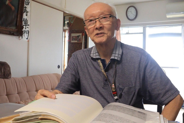 「空襲にも人の死にも慣れてしまっていたことが恐ろしい」と語る宮内宏さん＝西宮市