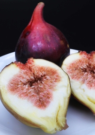 熟れて食べごろとなったイチジク