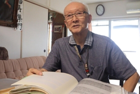 「空襲にも人の死にも慣れてしまっていたことが恐ろしい」と語る宮内宏さん＝西宮市