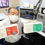 緊急告知ラジオの売れ行きも好調で、最大で８９００万円を超えた累積赤字を初めて解消した「さくらＦＭ」の北村英夫社長＝西宮市池田町