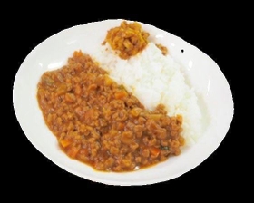 武庫川女子大の「大豆ミート使用！特製キーマカレー」