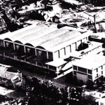 １９５６年、新たに完成した宝塚映画製作所（宝塚市提供）