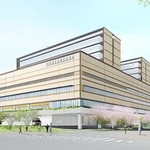 新病院の外観イメージ（県提供）