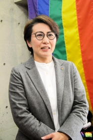 虹色ダイバーシティ代表の村木真紀さん＝大阪市北区天満２
