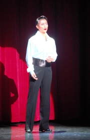 高らかな声を響かせたオペラ歌曲＝宝塚バウホール