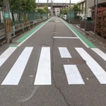 二時間ほどで補修完了＝西宮市上大市４