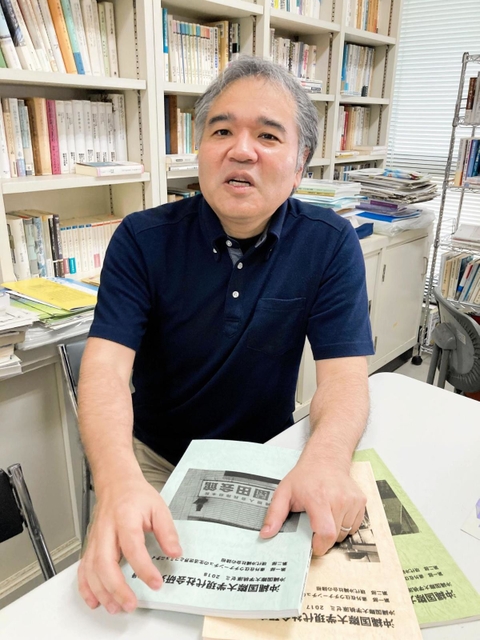 桃原一彦教授＝沖縄国際大学